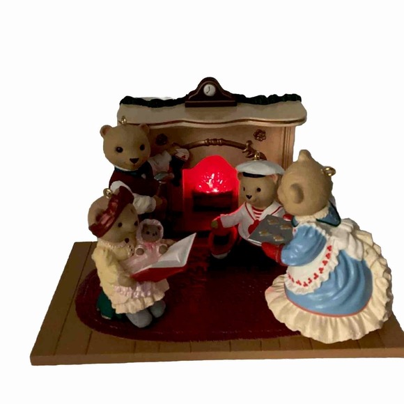 Hallmark Other - Hallmark Keepsake 1993 The Night Before Christmas Teddy Bear Light Up Ornament